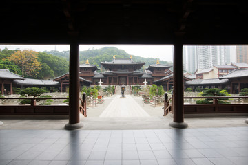Chi Lin Nunnery in Diamond Hill District of Hong Kong