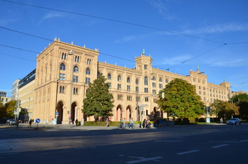 Naklejka premium District de Haute-Bavière, architecture, Munich