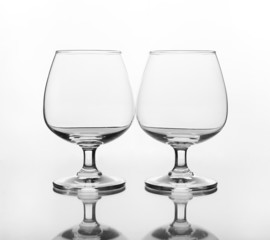 empty wine glass