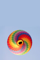 rainbow hot air balloon
