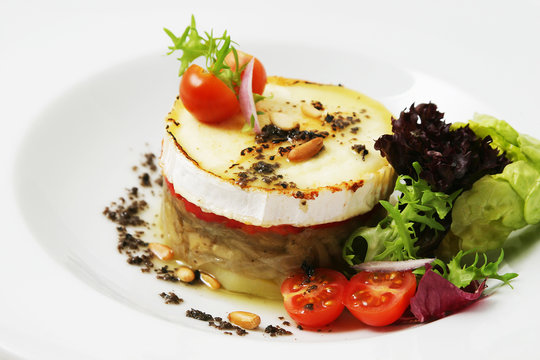 Ensalada de queso de cabra
