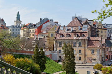 Panele Szklane Podświetlane  Stare Miasto w Lublinie