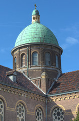 Fototapeta na wymiar Sint Bavo Kerk Noordwijkerhout (hoofdgebouw)