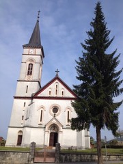 Fototapeta na wymiar church in vrbovsko