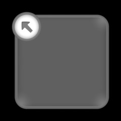 gray frame for any white text with arrow