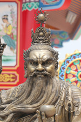 Statues of Chinese deity.