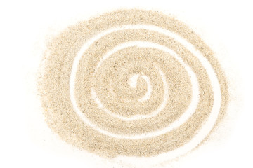 Obraz na płótnie Canvas Sand swirl