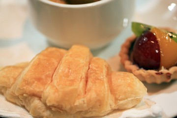 sweets pie and bread.