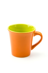 Isolated Orange mug