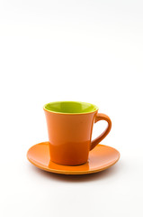 Isolated Orange mug