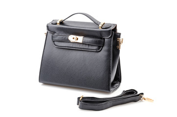 Handbag isolated white background