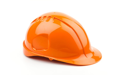 Isolated safety helmet hat