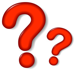 Vector question mark sign