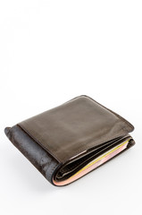 Wallet isolated white background