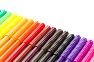 Obraz premium Color pen isolated on white background