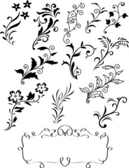 Vintage floral pattern