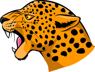 Leopard head icon