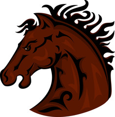 Horse head icon