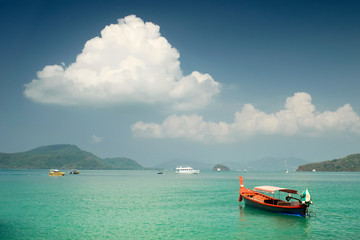 Travel-boat on Andaman sea