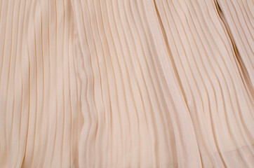 Pleated fabric