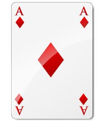 Obraz premium Ace of diamonds