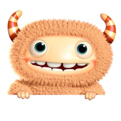 3d cartoon monster