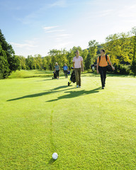 Auf dem Golfplatz