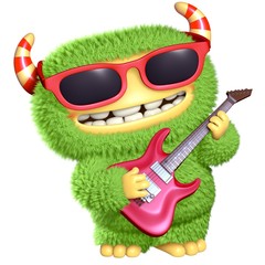 3d cartoon monster © Albert Ziganshin