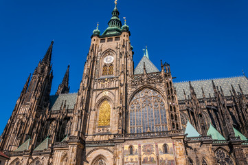 Fototapeta premium st. vitus cathedral in prague czech republic