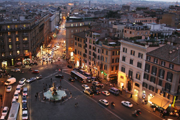 Fototapeta premium Rome-Sqaure Barberini