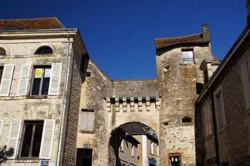 Fototapeta na wymiar Porte de la Ville de La Roche Posay