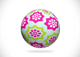 Abstract 3d sphere illustration for your design