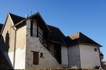 Fototapeta na wymiar Maison en Pierre à la Roche Posay