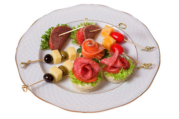 appetizer isolated