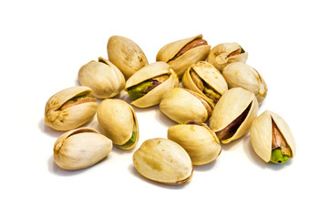 Pistachios heap .