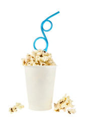 Cup full of popcorn
