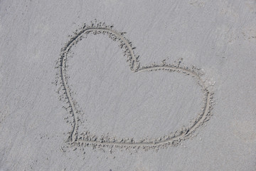 Heart on Beach