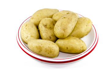 Frisch gekochte Kartoffeln