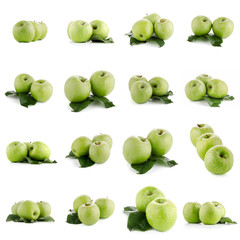 Fresh green apples
