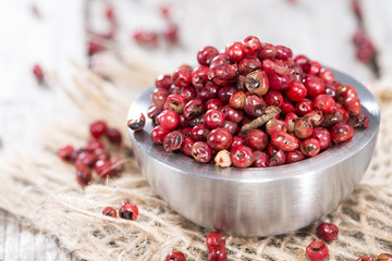 Bowl with Pink Peppercorns