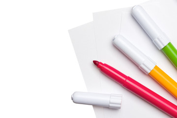 Fototapeta premium Felt pen isolated on white background