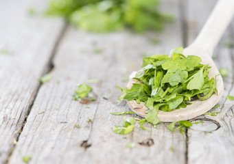 Fresh made portion of Parsley