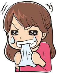 Obraz premium Kobieta, która żałuje