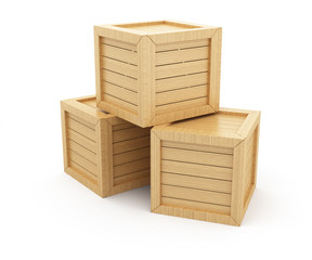Wooden boxes