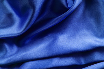 Naklejka na ściany i meble Blue silk