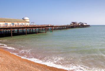 Hastings pier, was burnt down in october 2010