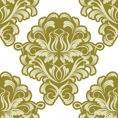 seamless wallpaper. damask pattern. flower background