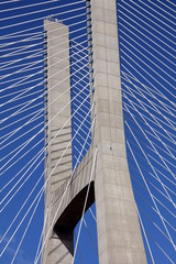 Fototapeta na wymiar Szczegółowo most wantowy