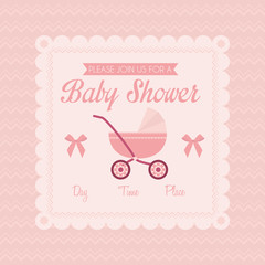 Baby Shower Template Card Illustration Editable