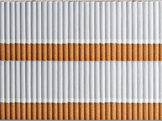 Background from two numbers of cigarettes